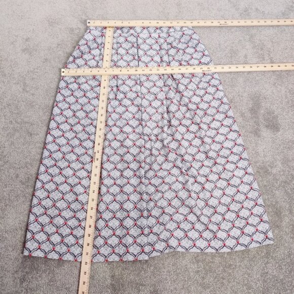 Vintage Pantman Women's Skirt and Jacket Set Size 14 Silver Red Academia Office - Picture 5 of 16